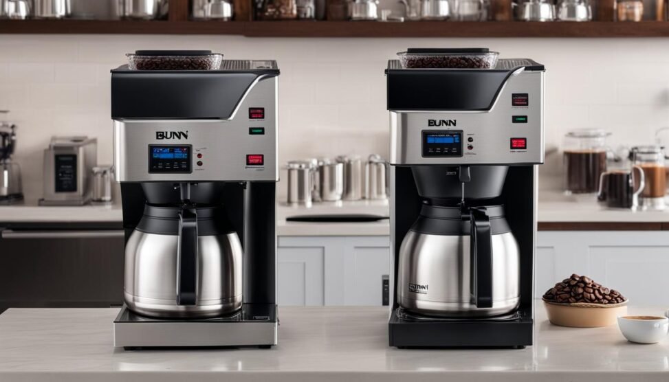Bunn commercial coffee makers