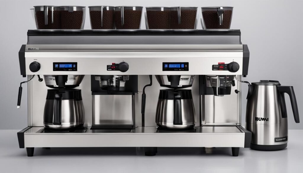 Commercial coffee maker specifications